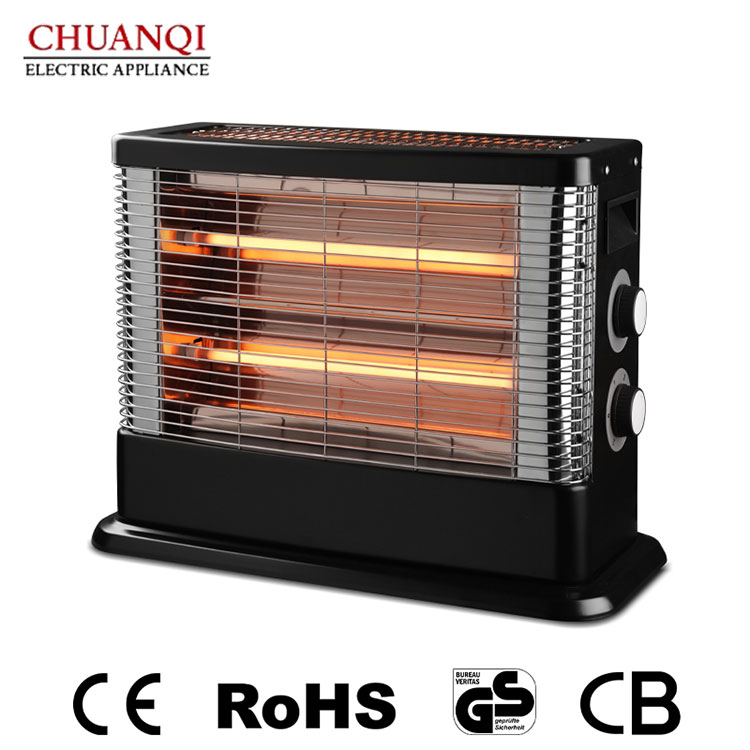 Termostatlı 1800W 3 Boru Kvars Qızdırıcısı